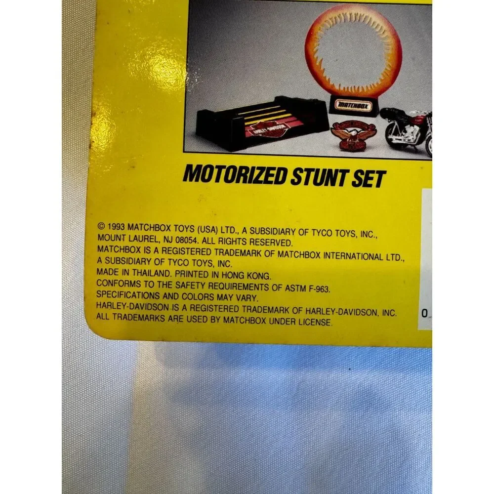 Vintage 1993 Harley Davidson Sportster Matchbox New in Box